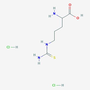 molecular formula C6H15Cl2N3O2S B12277408 L-Thiocitrulline dihydrochloride 