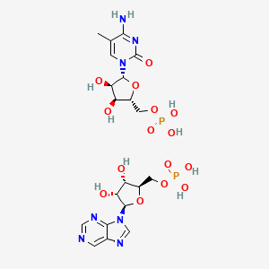 molecular formula C20H29N7O15P2 B1227745 Polydeoxyinosinic-polydeoxy-(5-methylcytidylic)acid CAS No. 36534-96-0