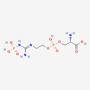 molecular formula C6H16N4O9P2 B1227746 N-Phospho-L-lombricine CAS No. 25540-15-2