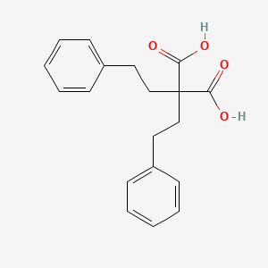 Bis(2-phenylethyl)malonic acid