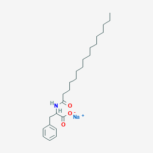 molecular formula C25H40NNaO3 B12277476 N-Hexadecanoyl-phenylalanine mono sodiumsalt 