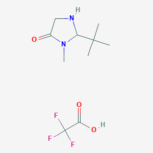 2-(tert-Butyl)-3-methylimidazolidin-4-one 2,2,2-trifluoroacetate