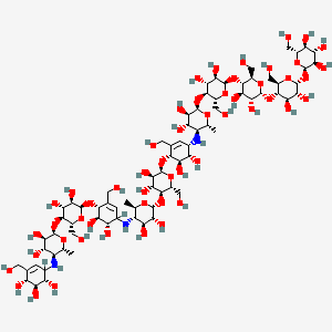 molecular formula C75H125N3O52 B1227751 Trestatin C CAS No. 71892-68-7