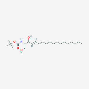 molecular formula C23H45NO4 B12277596 (4E,2S,3R)-1,3-Dihydroxy-2-((tert-b 