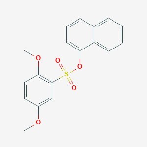 Naphthalen-1-yl 2,5-dimethoxybenzene-1-sulfonate