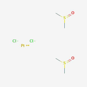 molecular formula C4H12Cl2O2PtS2 B1227767 顺式-二氯双(二甲基亚砜)铂(II) CAS No. 22840-91-1