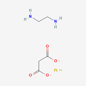 B1227768 Ethylenediamine platinum(II) malonate CAS No. 41666-77-7
