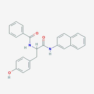 molecular formula C26H22N2O3 B12277685 Bz-Tyr-betaNA 