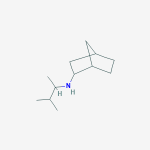 molecular formula C12H23N B12277692 N-(3-methylbutan-2-yl)bicyclo[2.2.1]heptan-2-amine 