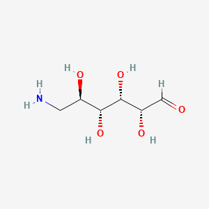 molecular formula C6H13NO5 B1227772 6-Amino-6-deoxy-D-glucose CAS No. 576-47-6
