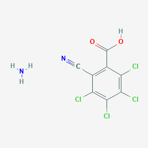 Azane;2,3,4,5-tetrachloro-6-cyanobenzoic acid