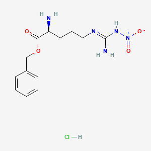 molecular formula C13H20ClN5O4 B12277801 H-Arg(NO2)-Obzl.HCl 