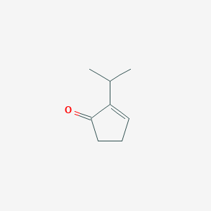 molecular formula C8H12O B12277820 2-Isopropyl-cyclopent-2-enone CAS No. 5682-66-6