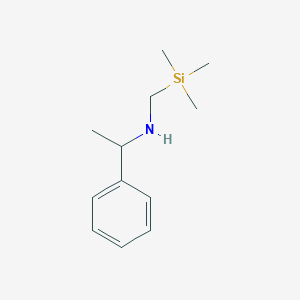 molecular formula C12H21NSi B12277858 (R)-1-Phenyl-N-((trimethylsilyl)methyl)ethanamine 