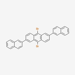 9,10-Dibromo-2,6-dinaphthalen-2-ylanthracene