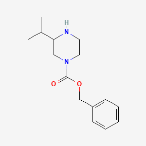 molecular formula C15H22N2O2 B12277882 Benzyl 3-isopropylpiperazine-1-carboxylate 