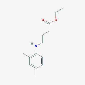 molecular formula C14H21NO2 B12277894 Butanoic acid, 4-[(2,4-dimethylphenyl)amino]-, ethyl ester CAS No. 1259393-29-7