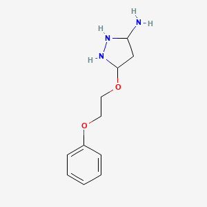 1h-Pyrazol-3-amine,5-(2-phenoxyethoxy)-