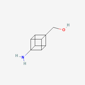 molecular formula C9H11NO B12277909 (1-Amino-cuban-4-yl)-methanol 