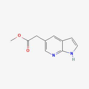 molecular formula C10H10N2O2 B12277938 Methyl2-(1H-pyrrolo[2,3-b]pyridin-5-yl)acetate 