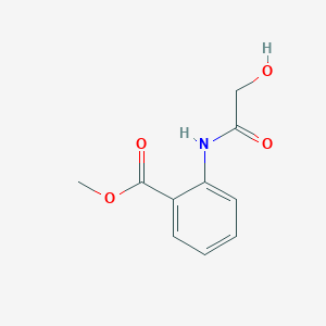 molecular formula C10H11NO4 B12277940 Methyl 2-(2-hydroxyacetamido)benzoate CAS No. 951626-64-5