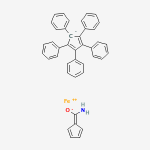 1'-(Aminocarbonyl)-1,2,3,4,5-pentaphenyl-ferrocene