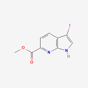 methyl3-iodo-1H-pyrrolo[2,3-b]pyridine-6-carboxylate