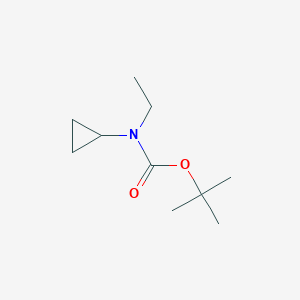 molecular formula C10H19NO2 B12277952 N-Boc-N-ethylcyclopropylamine 