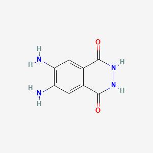 molecular formula C8H8N4O2 B1227798 4,5-Diaminophthalhydrazide CAS No. 52412-81-4