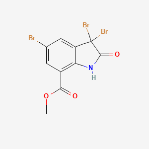 Methyl 3,3,5-tribromo-oxindole-7-carboxylate