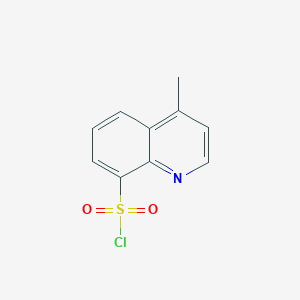 molecular formula C10H8ClNO2S B122780 Chlorure de 4-méthylquinoléine-8-sulfonyle CAS No. 13982-84-8