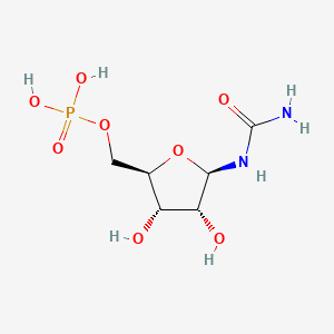 molecular formula C6H13N2O8P B1227800 Poly(ribosylurea phosphate) CAS No. 80186-85-2