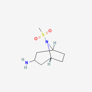 Exo-8-methylsulfonyl-8-azabicyclo[3.2.1]octan-3-amine