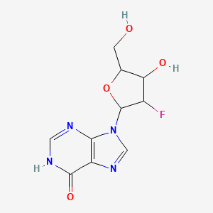 9-[(2R,3R,4R,5R)-3-fluoro-4-hydroxy-5-(hydroxymethyl)oxolan-2-yl]-3H-purin-6-one