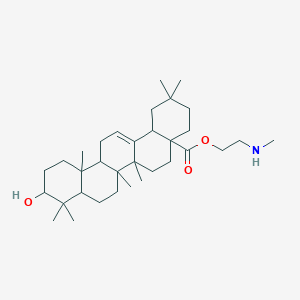 2-(Methylamino)ethyl 10-hydroxy-2,2,6a,6b,9,9,12a-heptamethyl-1,3,4,5,6,6a,7,8,8a,10,11,12,13,14b-tetradecahydropicene-4a-carboxylate