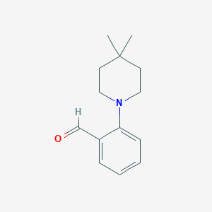 2-(4,4-Dimethyl-1-piperidinyl)benzaldehyde