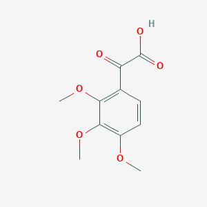 molecular formula C11H12O6 B12278174 2,3,4-Trimethoxybenzoylformic acid 