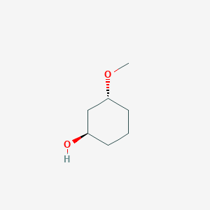 molecular formula C7H14O2 B12278182 (1R,3R)-3-Methoxycyclohexan-1-ol 