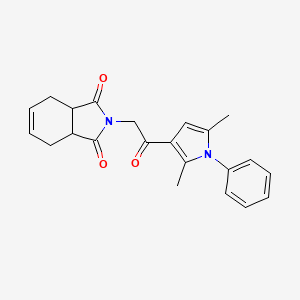 2-[2-(2,5-Dimethyl-1-phenyl-3-pyrrolyl)-2-oxoethyl]-3a,4,7,7a-tetrahydroisoindole-1,3-dione