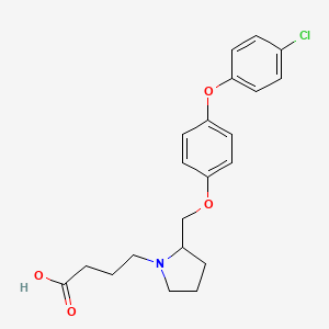 molecular formula C21H24ClNO4 B12278307 DG051 (free acid) 