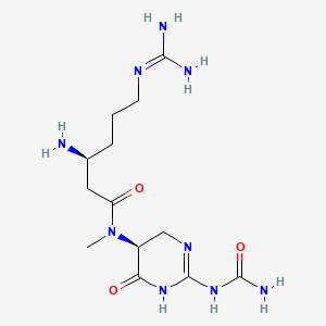 molecular formula C13H25N9O3 B1227832 Antibiotic TAN 1057A CAS No. 128126-44-3