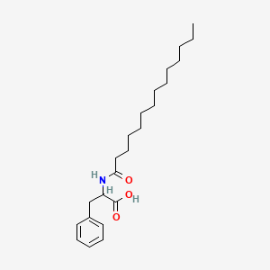 2-(1-Oxotetradecylamino)-3-phenylpropanoic acid