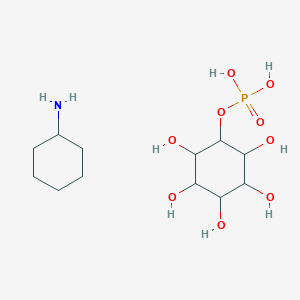 molecular formula C12H26NO9P B12278338 Cyclohexanamine;(2,3,4,5,6-pentahydroxycyclohexyl) dihydrogen phosphate 