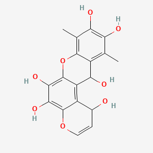 molecular formula C18H16O8 B1227834 Mycoversilin CAS No. 88527-18-8