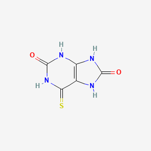 molecular formula C5H4N4O2S B1227836 6-Thiouric acid CAS No. 2002-60-0