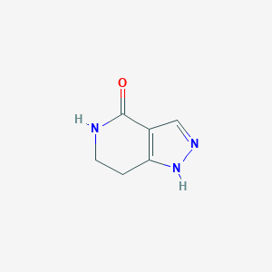 molecular formula C6H7N3O B12278367 1,5,6,7-Tetrahydro-4H-pyrazolo[4,3-C]pyridin-4-one 