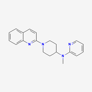 N-methyl-N-[1-(quinolin-2-yl)piperidin-4-yl]pyridin-2-amine