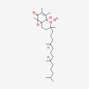 molecular formula C29H50O5 B1227844 Epoxytocopherone CAS No. 128442-18-2