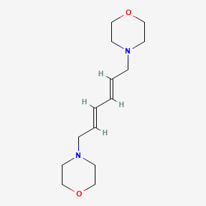 4,4'-(Hexa-2,4-diene-1,6-diyl)bismorpholine