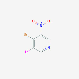 molecular formula C5H2BrIN2O2 B12278585 4-Bromo-3-iodo-5-nitropyridine CAS No. 1072141-17-3